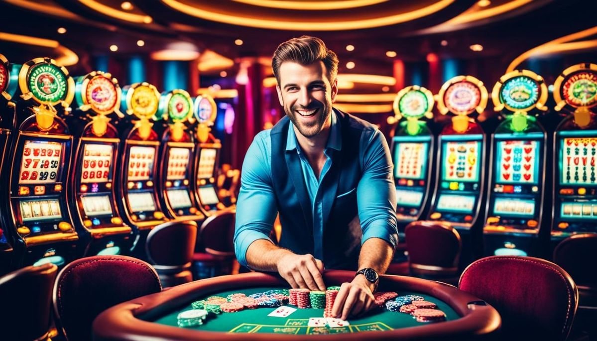 Antarmuka dashboard veteran78 menampilkan kategori sepak bola, slot, dan permainan dealer langsung